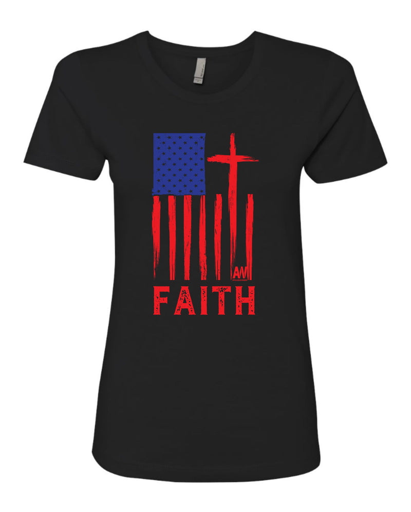 Faith Flag Graphic - Women's Shirt