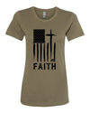 Faith Flag Graphic - Women's Shirt