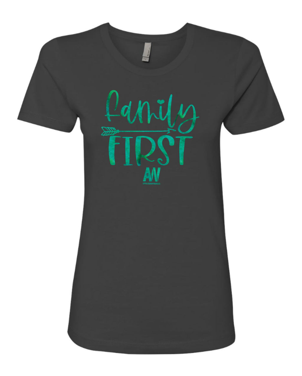 Family First Arrow Graphic - Women's Shirt