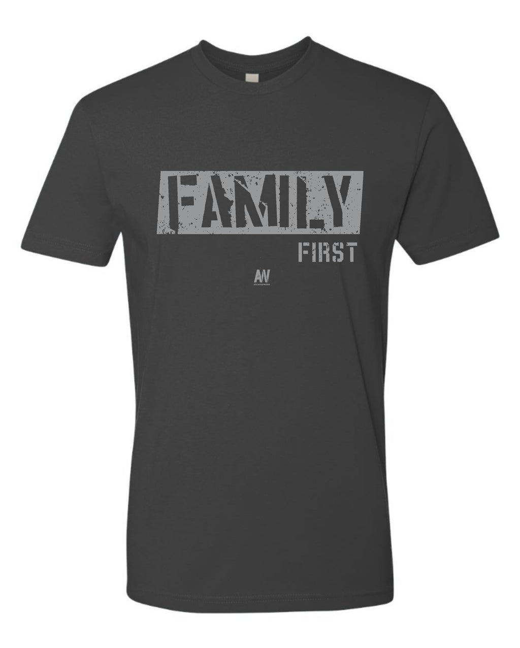 Family First Stencil - Shirts for Men