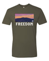 Freedom Mountain Graphic - Shirts for Men