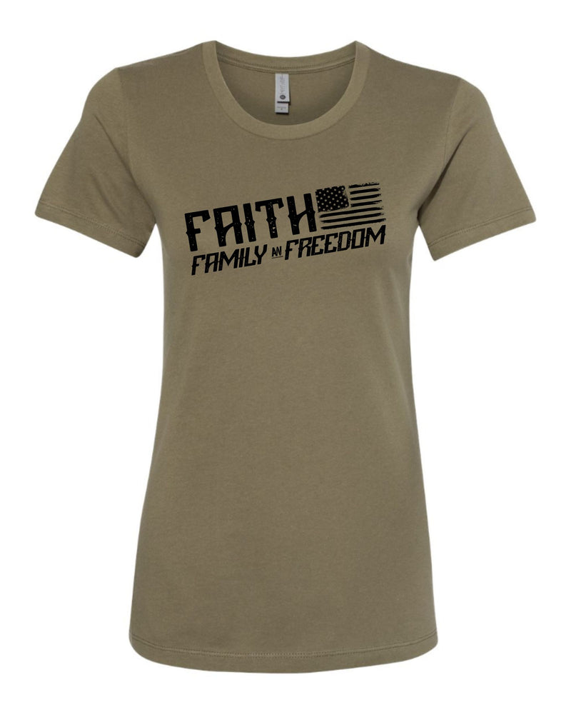 Faith Family Freedom (FFF) Slant - Women's Shirt