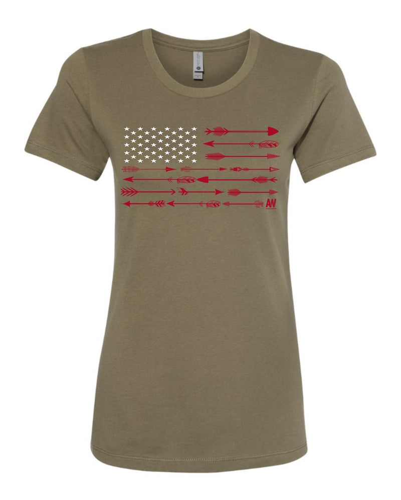 Arrow USA Flag - Women's Shirt