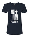 Faith Flag Graphic - Women's Shirt
