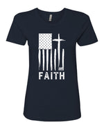 Faith Flag Graphic - Women's Shirt