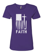 Faith Flag Graphic - Women's Shirt
