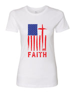 Faith Flag Graphic - Women's Shirt