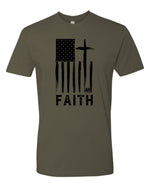 Faith Flag Graphic - Shirts for Men