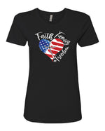 Faith Heart Graphic - Women's Shirt