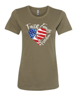 Faith Heart Graphic - Women's Shirt