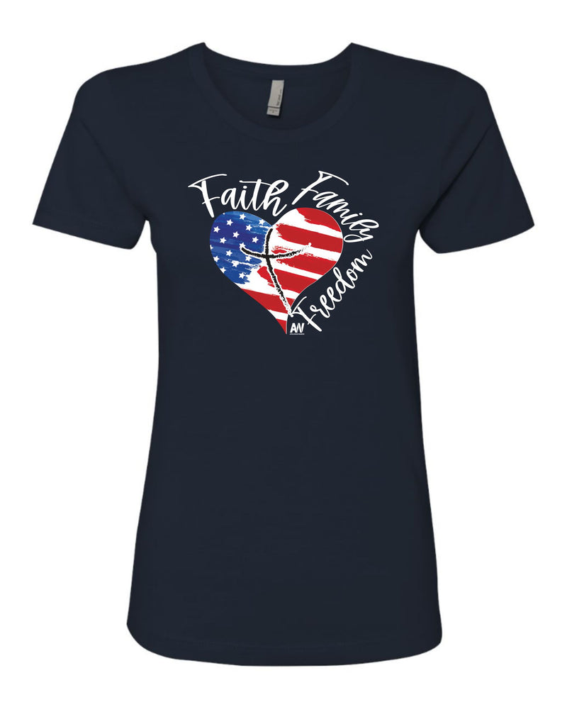 Faith Heart Graphic - Women's Shirt
