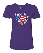 Faith Heart Graphic - Women's Shirt