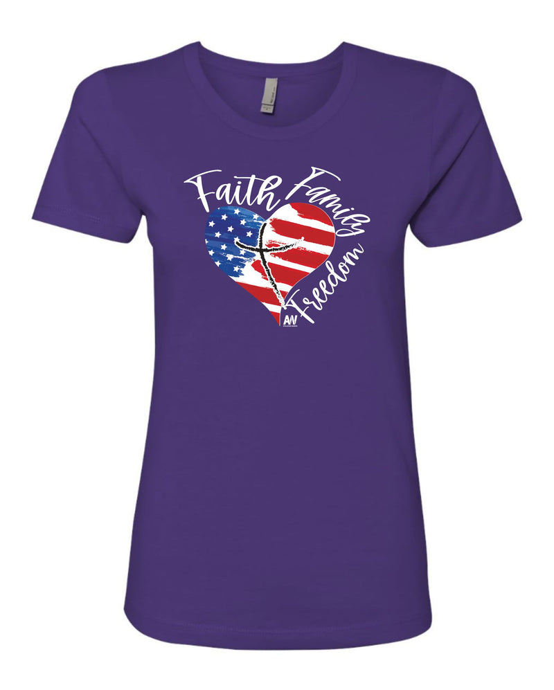 Faith Heart Graphic - Women's Shirt