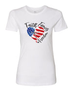Faith Heart Graphic - Women's Shirt