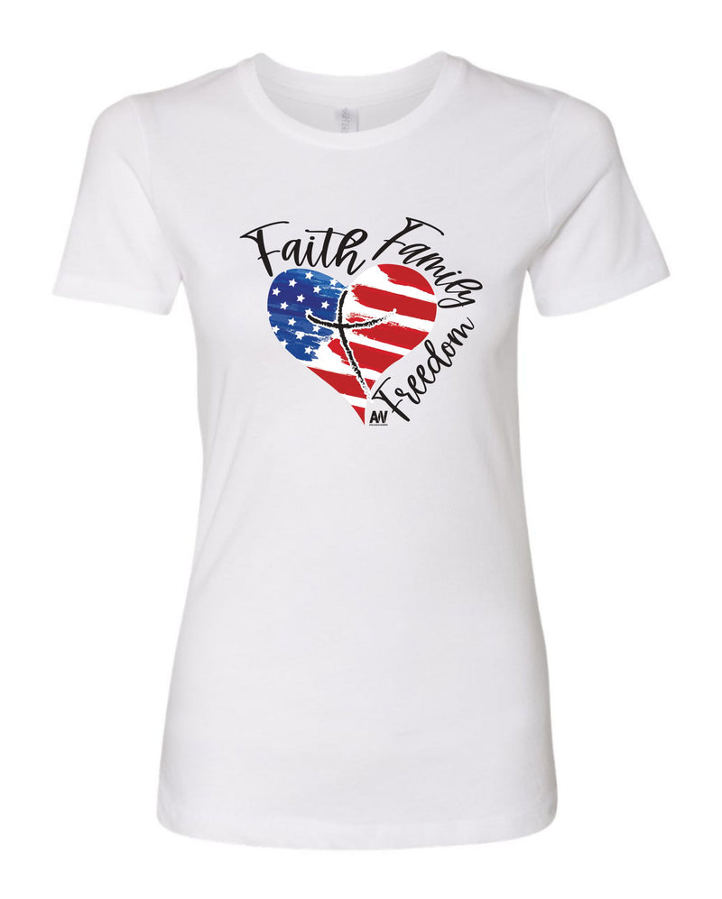 Faith Heart Graphic - Women's Shirt
