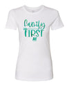 Family First Arrow Graphic - Women's Shirt