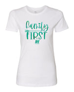 Family First Arrow Graphic - Women's Shirt