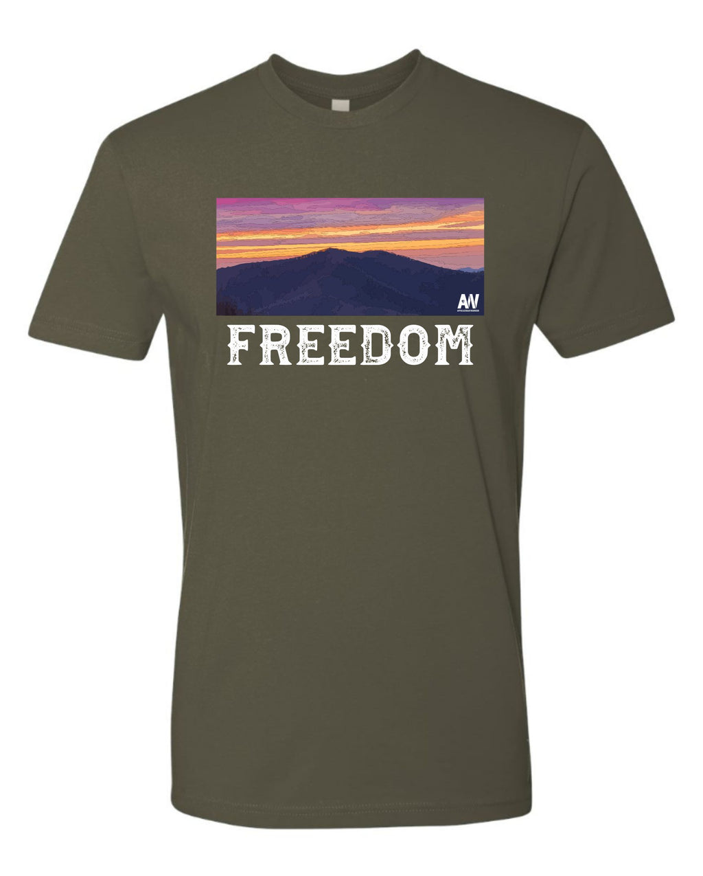 Freedom Mountain Graphic - Shirts for Men