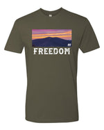 Freedom Mountain Graphic - Shirts for Men