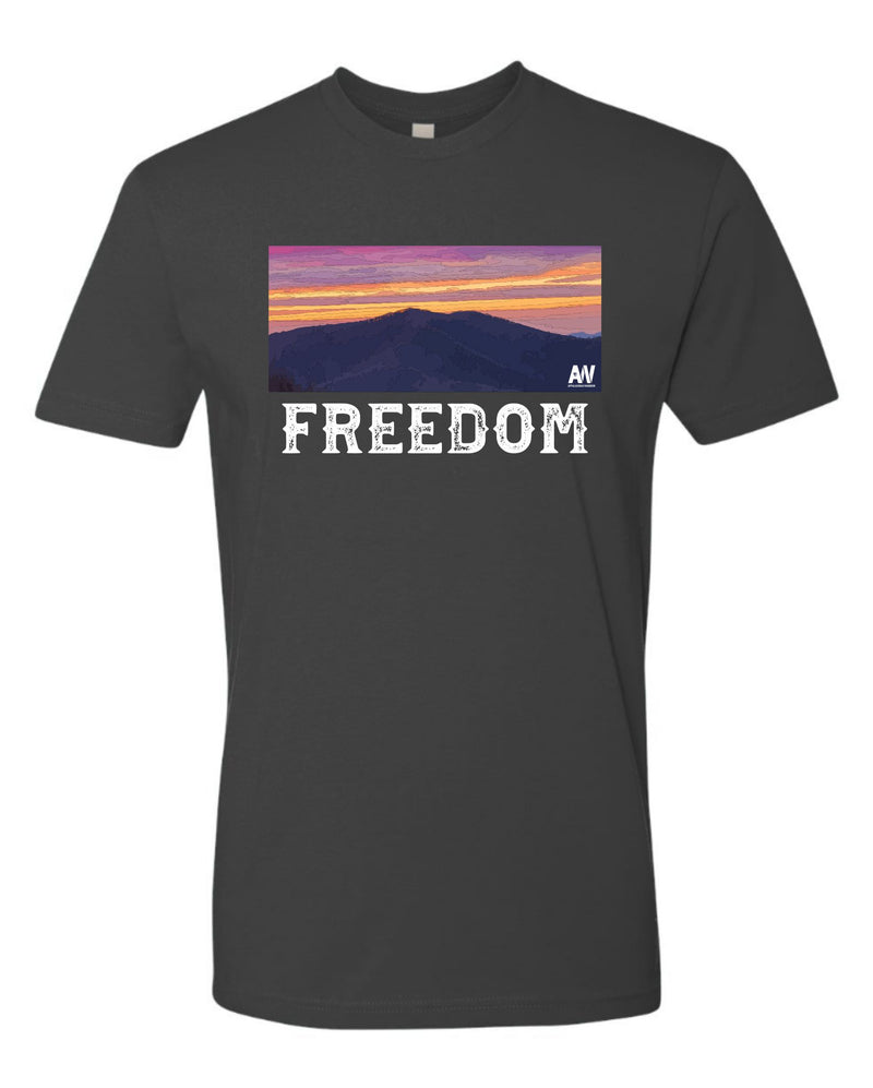 Freedom Mountain Graphic - Shirts for Men