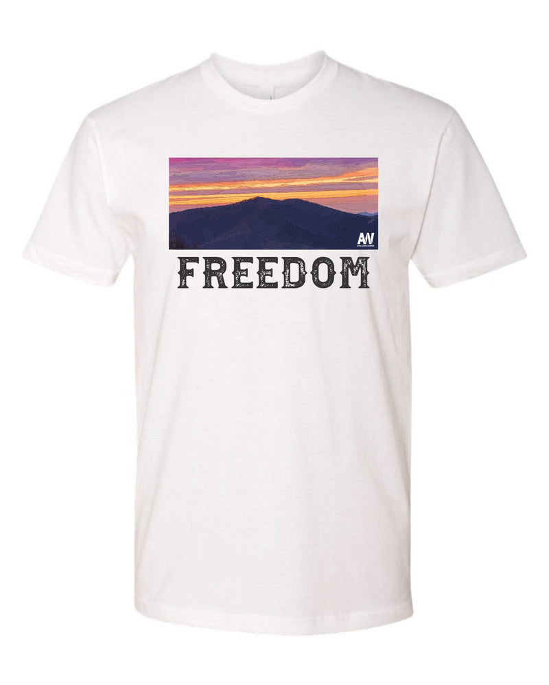 Freedom Mountain Graphic - Shirts for Men