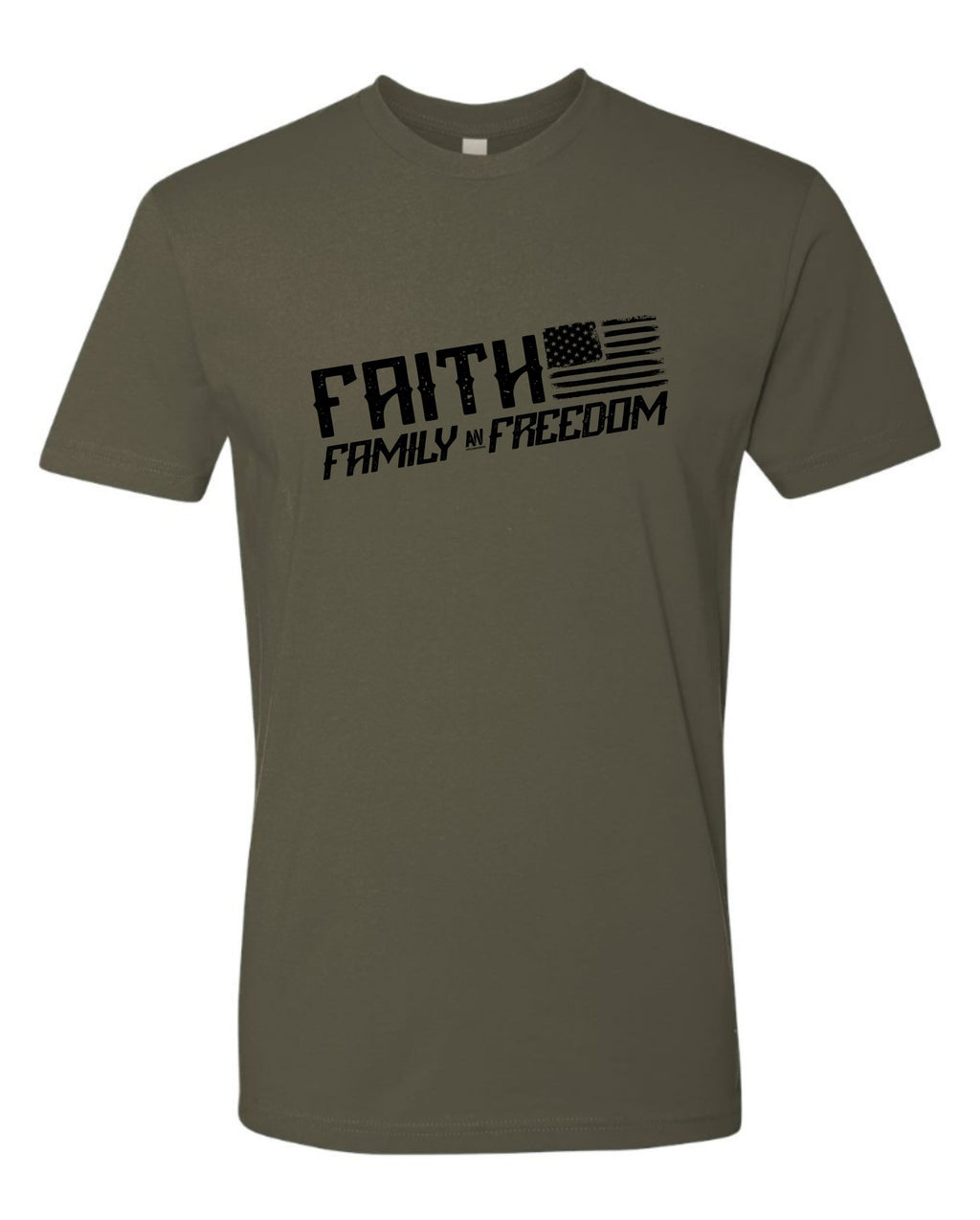 Faith Family Freedom (FFF) Slant - Shirts for Men