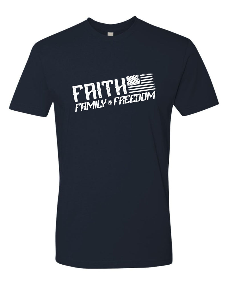 Faith Family Freedom (FFF) Slant - Shirts for Men