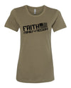 Faith Family Freedom (FFF) Slant - Women's Shirt