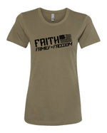 Faith Family Freedom (FFF) Slant - Women's Shirt