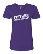 Faith Family Freedom (FFF) Slant - Women's Shirt